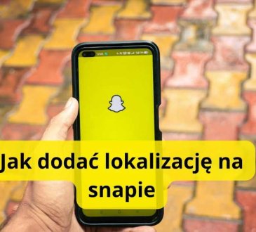 jak dodać lokalizację na snapie