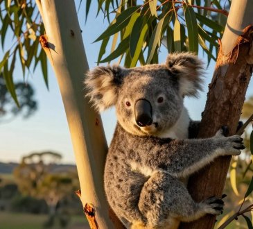 dlaczego misie koala tulą się do drzewa