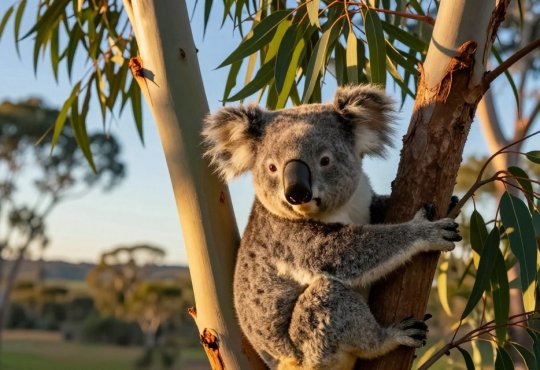 dlaczego misie koala tulą się do drzewa