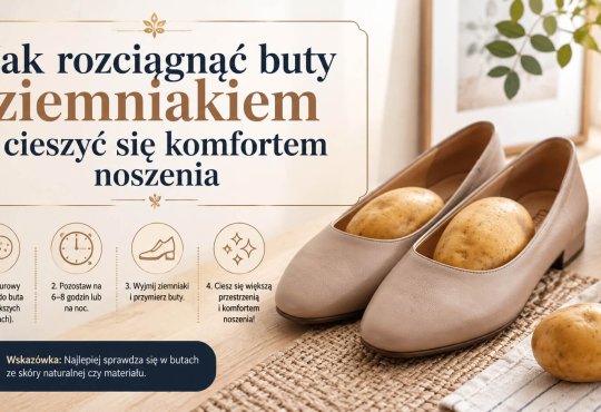 Jak rozciągnąć buty ziemniakiem
