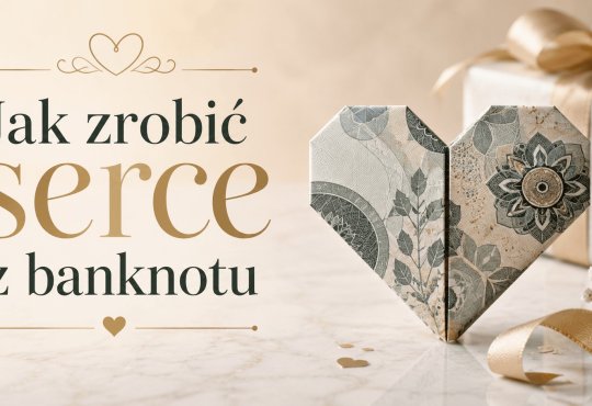 Jak zrobić serce z banknotu