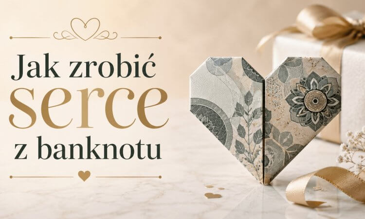 Jak zrobić serce z banknotu